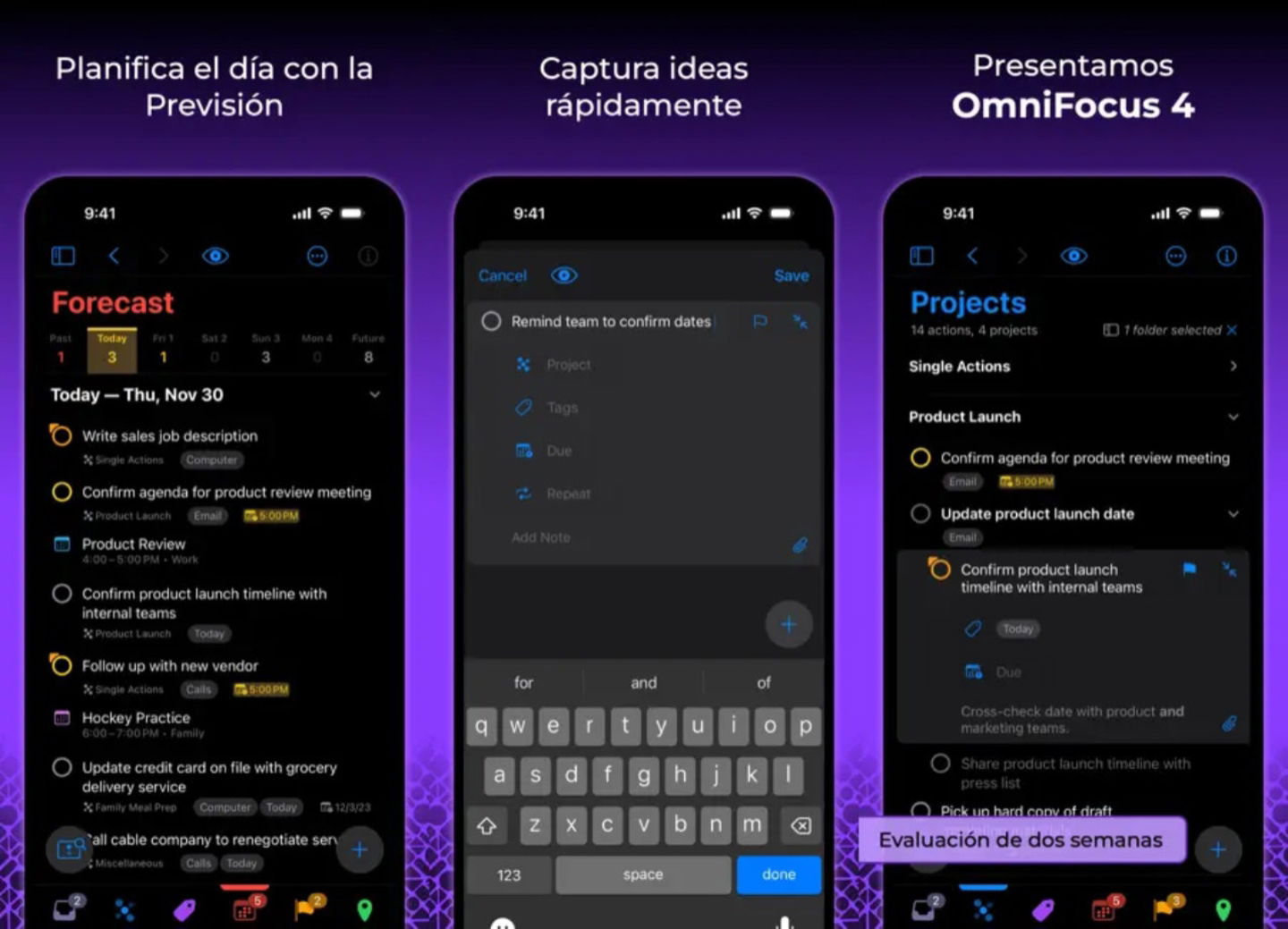 Omnifocus 4 - Capture