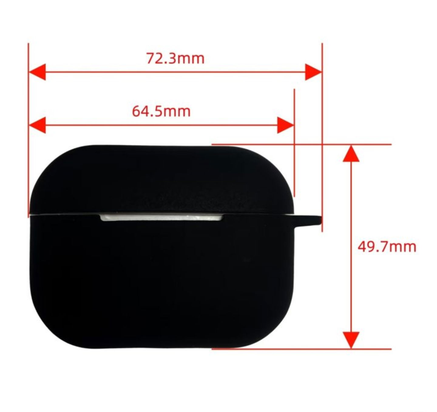 Imagen filtrada de medidas AirPods Pro 3