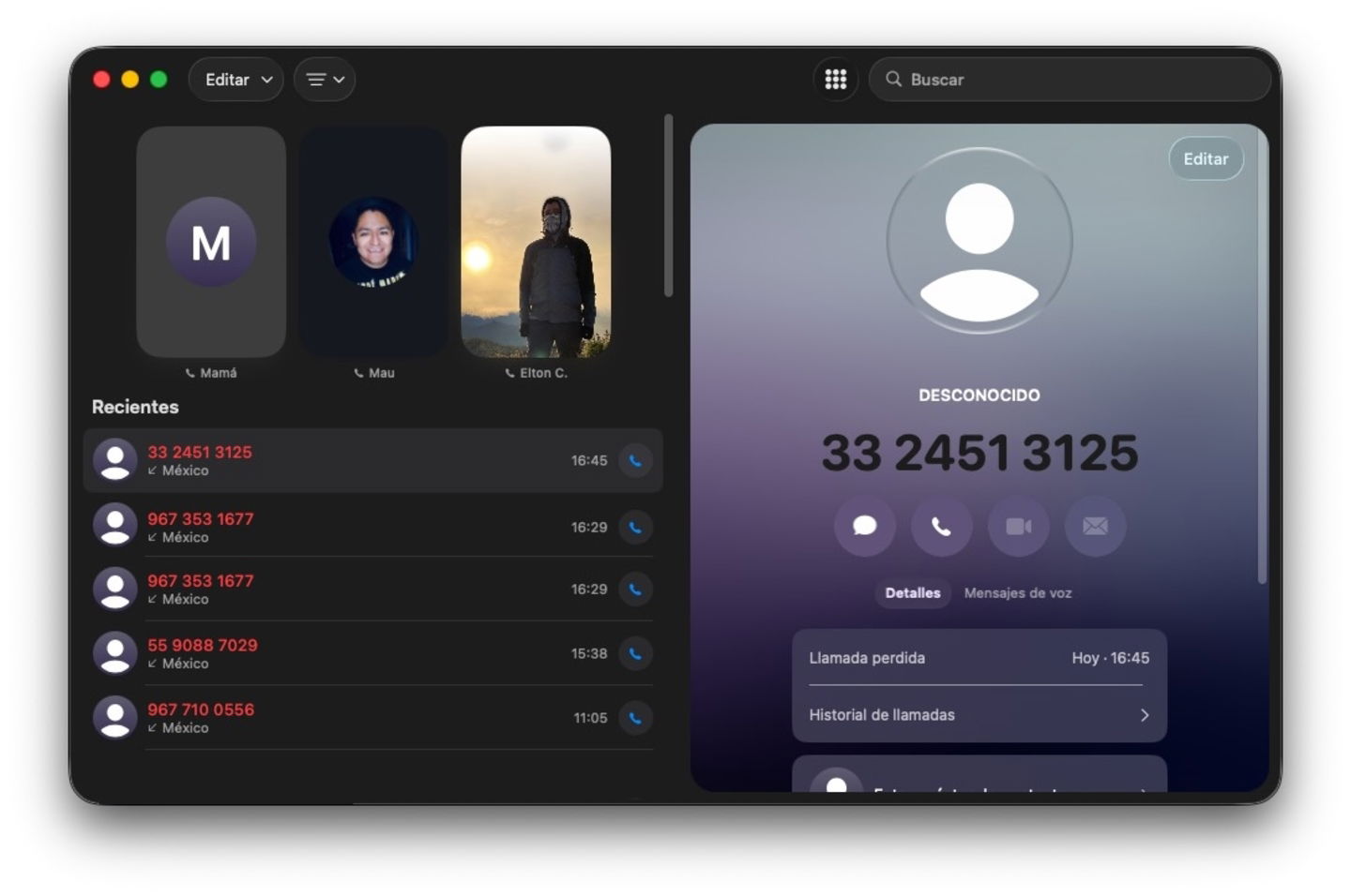 Teléfono macOS Tahoe
