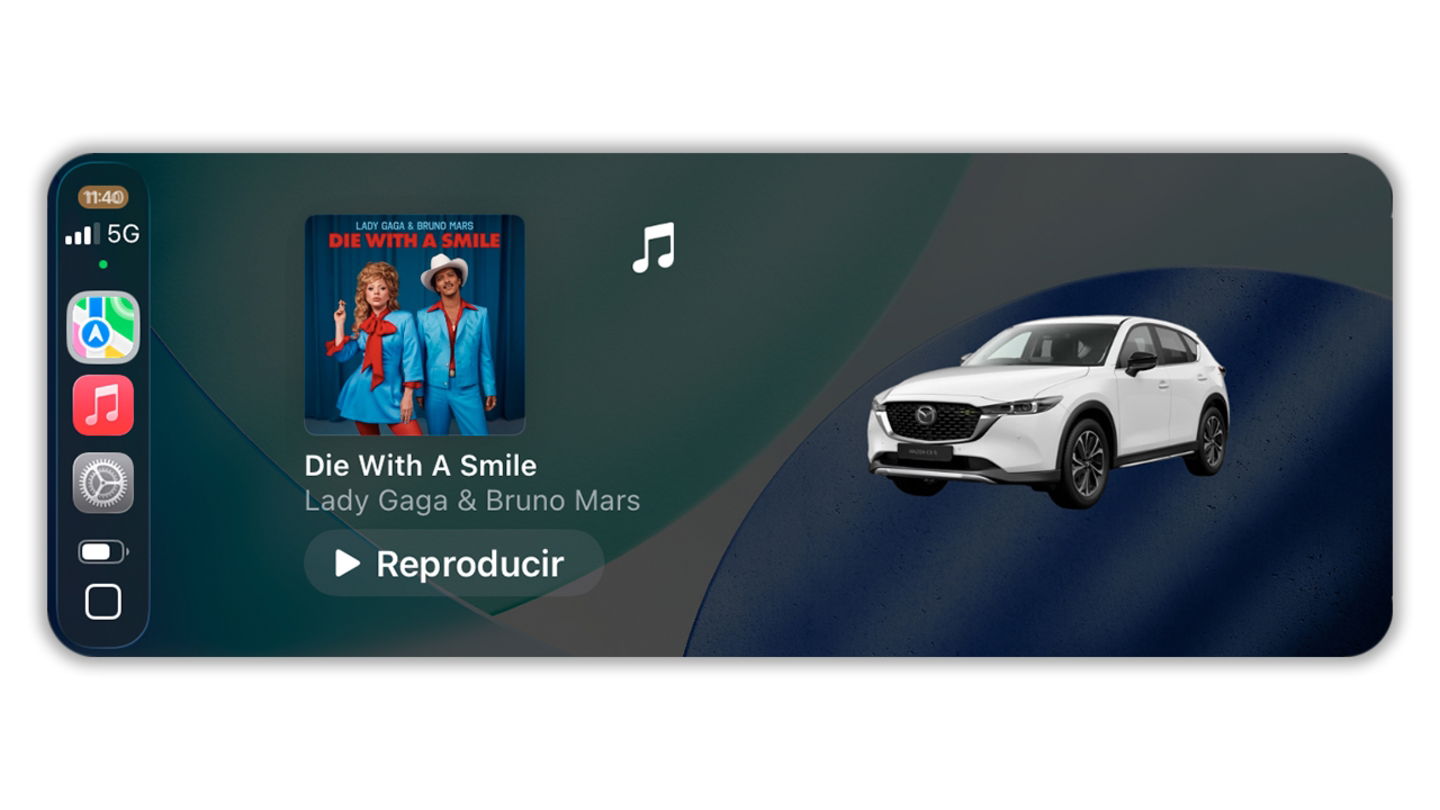 Pantalla de CarPlay