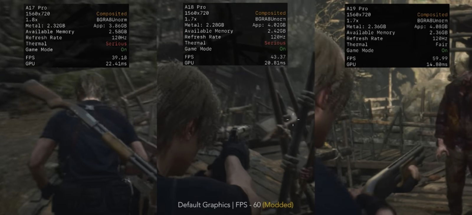 Poniendo a prueba el iPhone 17 Pro Max con Resident Evil 4