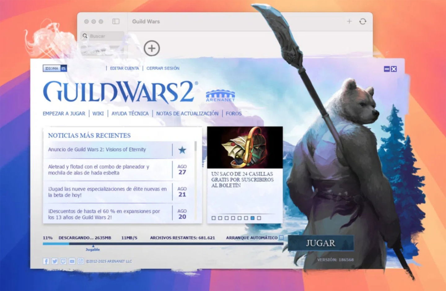 Dscarga de Guild Wars 2
