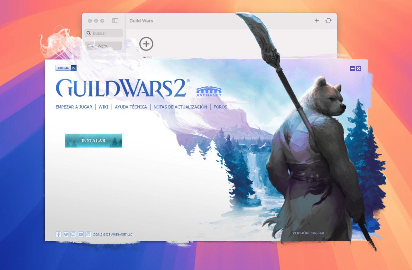 Instalación Guild Wars 2