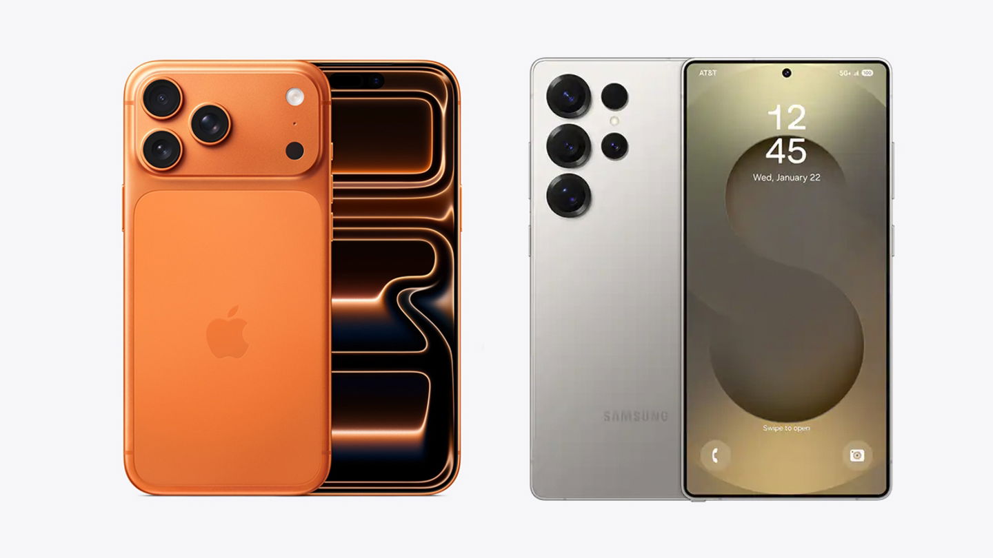 iPhone 17 Pro Max y Samsung Galaxy S25 Ultra