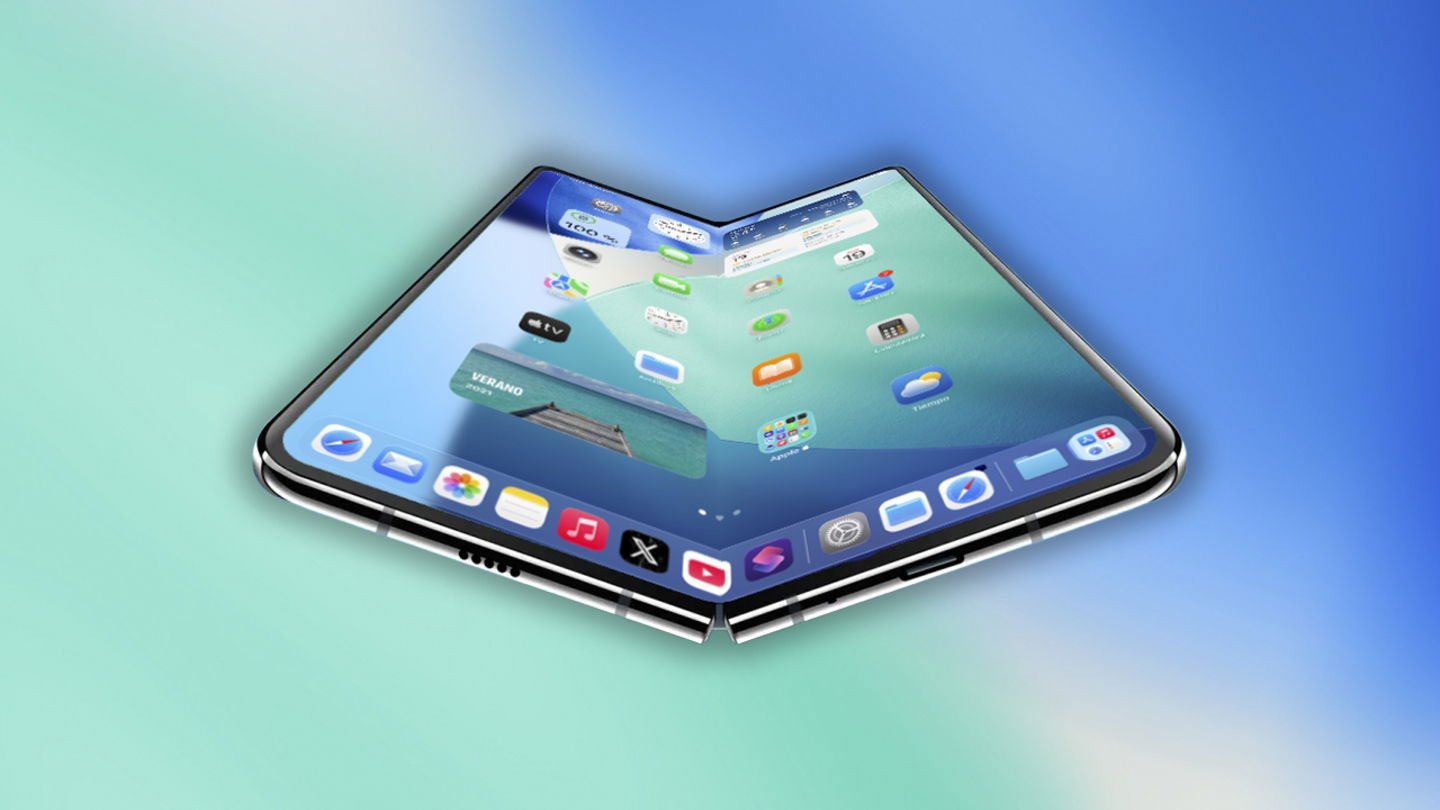Concepto de iPhone plegable