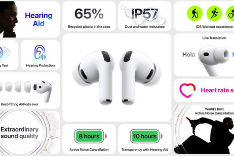 Los AirPods Pro 3 ya son oficiales y estas son sus novedades