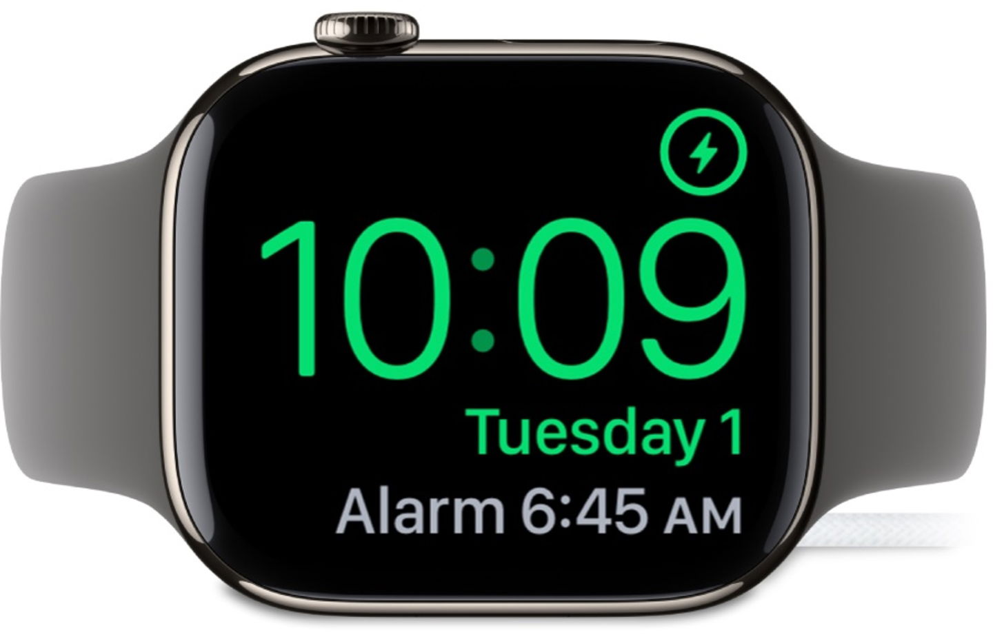 Modo de mesita de noche watchOS