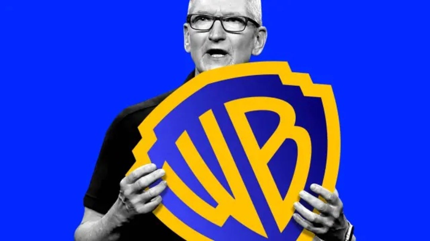 Tim Cook con Warner