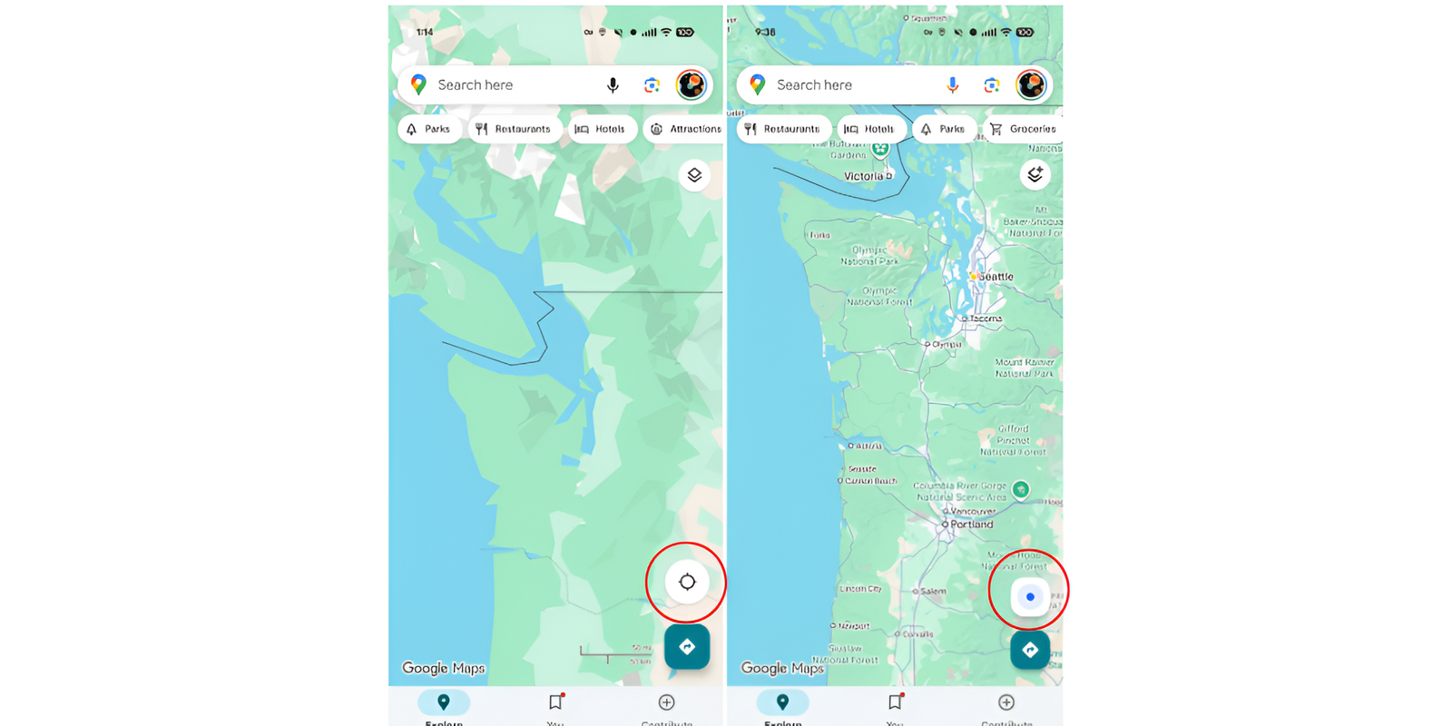 Qué significan los dos nuevos botones de Google Maps que acaban de llegar en la última actualización