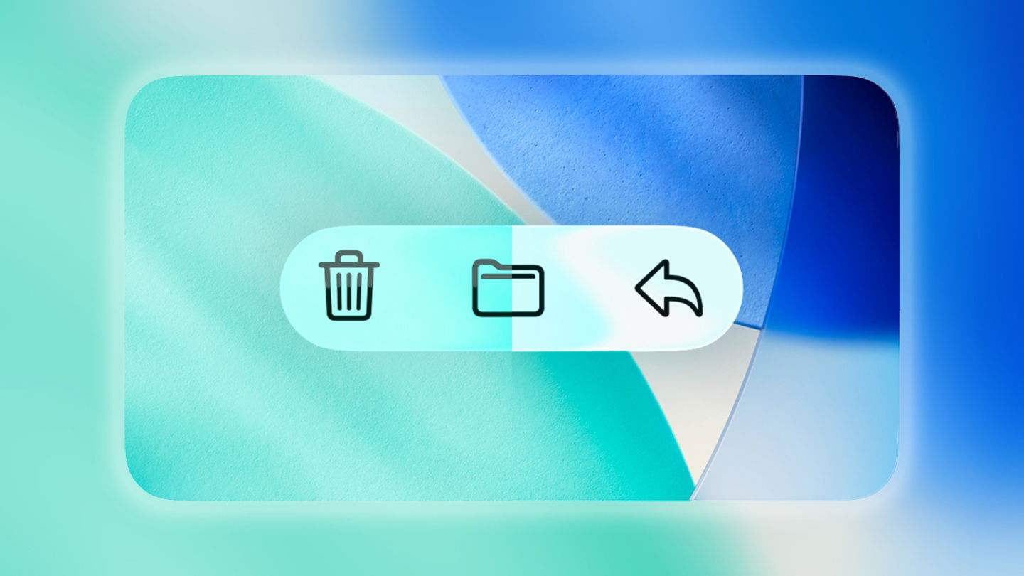 Ejemplo de Liquid Glass