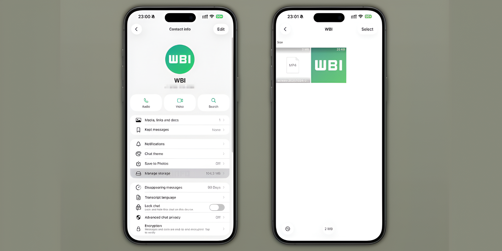 WhatsApp permitirá gestionar el almacenamiento desde cada chat