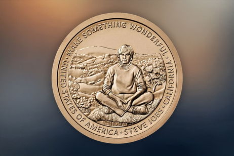 Steve Jobs tendrá una moneda en su honor. Y lo más curioso de todo es su diseño Steve Jobs tendrá una moneda en su honor. Y lo más curioso de todo es su diseño