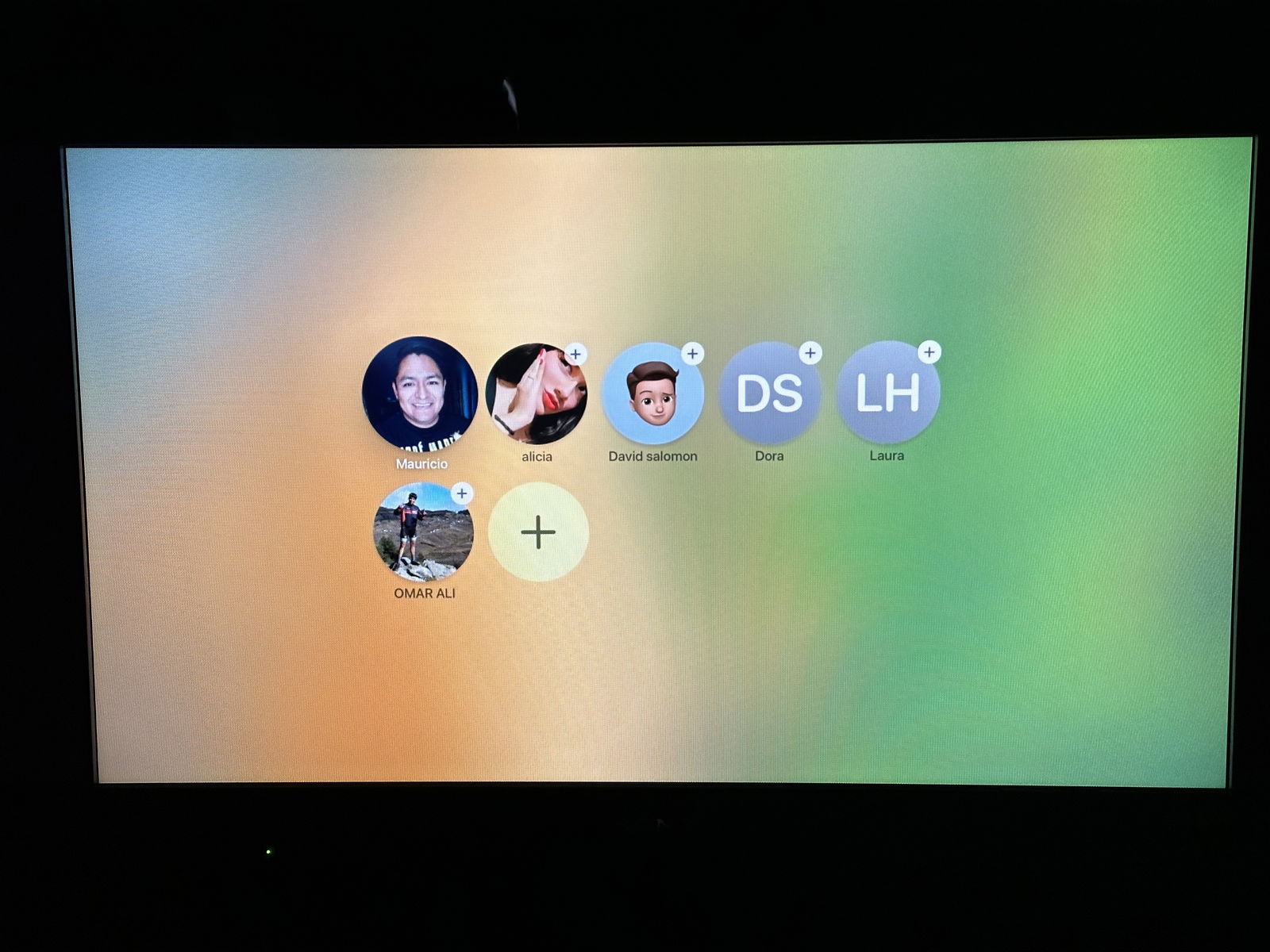 Apple TV menu