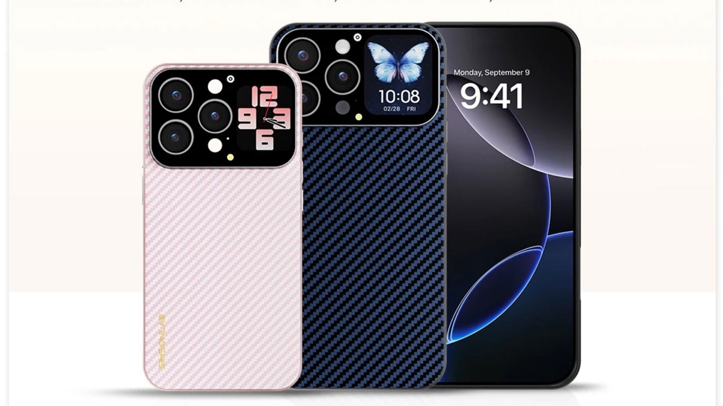 Funda con pantalla del iPhone