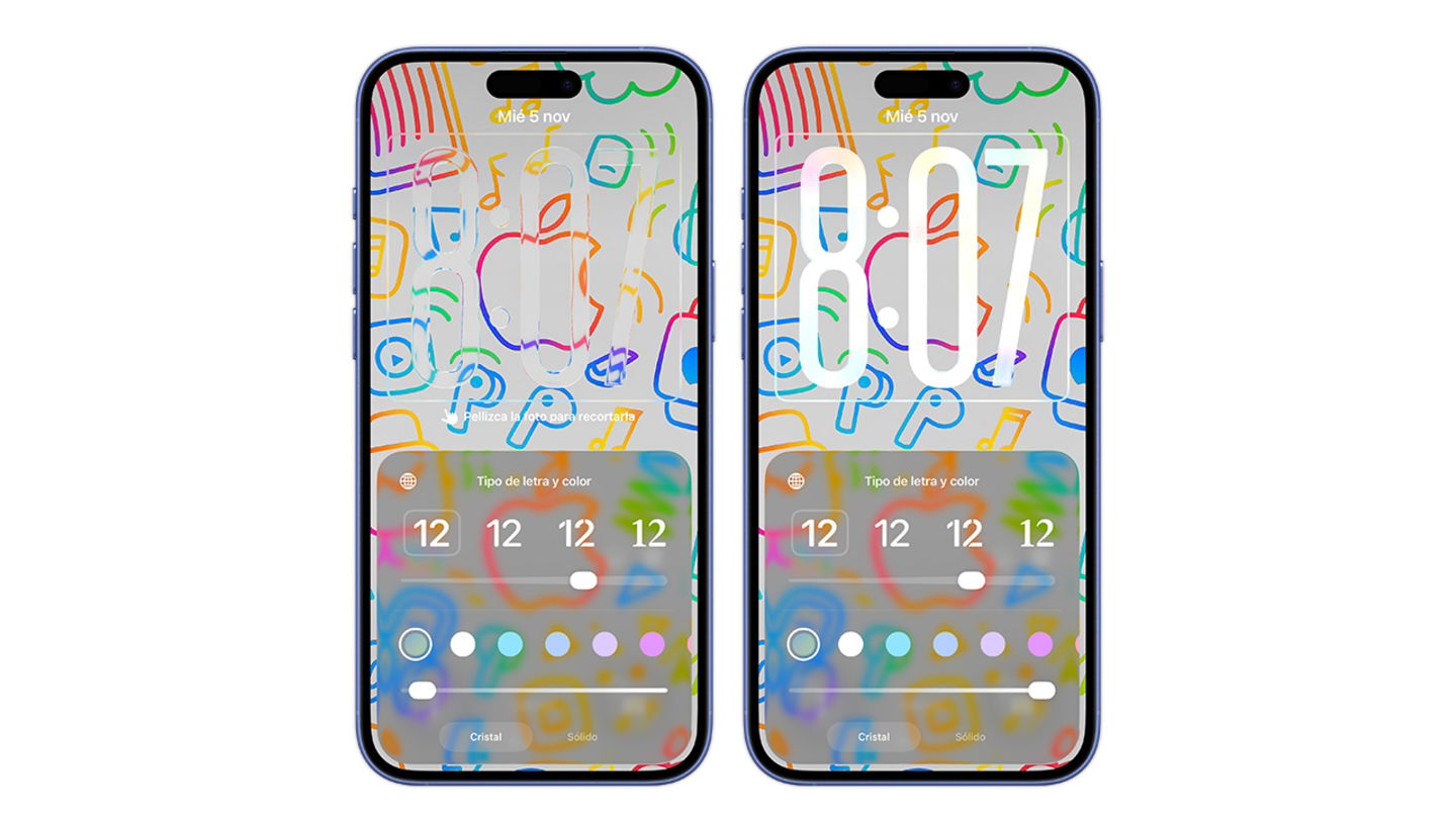 Captura de pantalla del iPhone