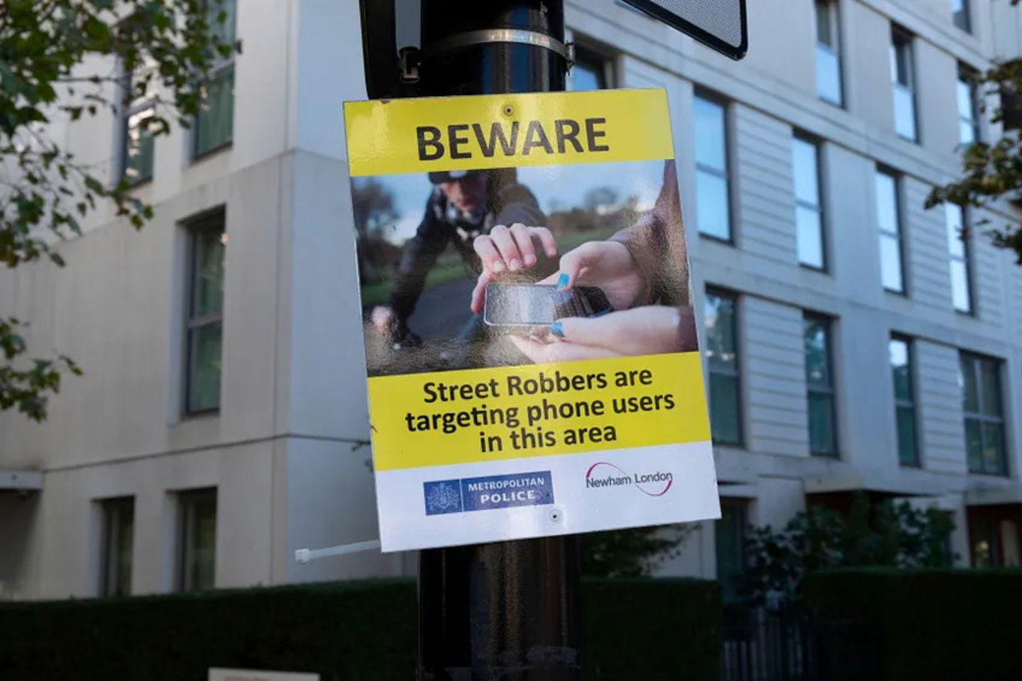 Robo de móviles en Londres