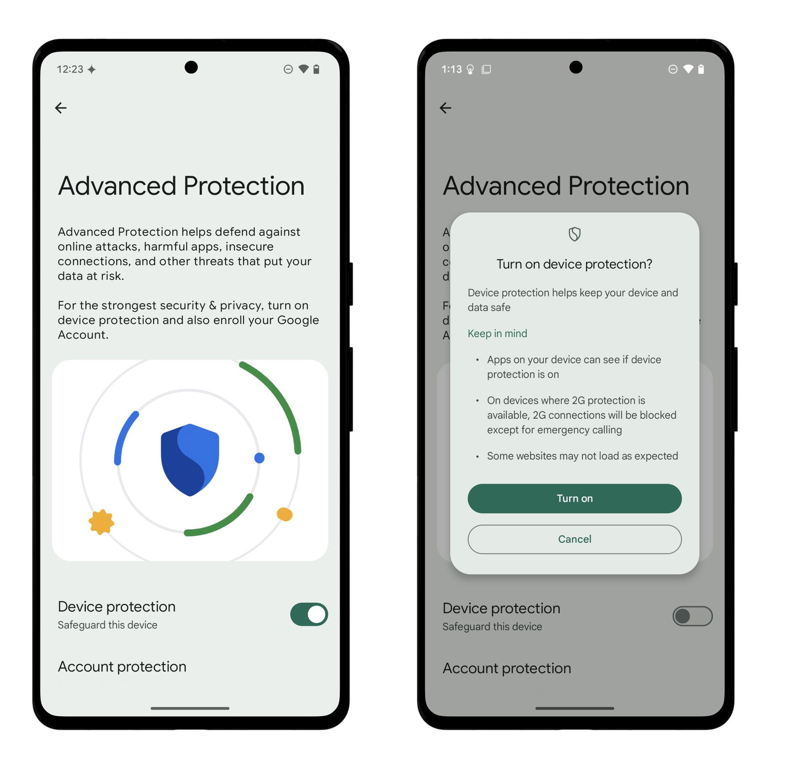 Android protección