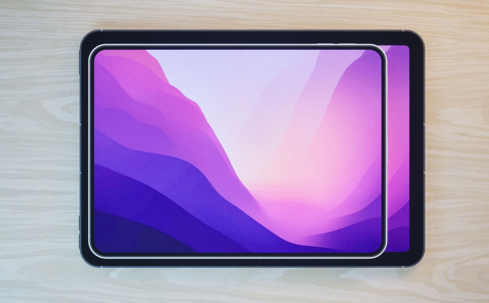 Concepto de un iPhone Fold comparado con un iPad mini