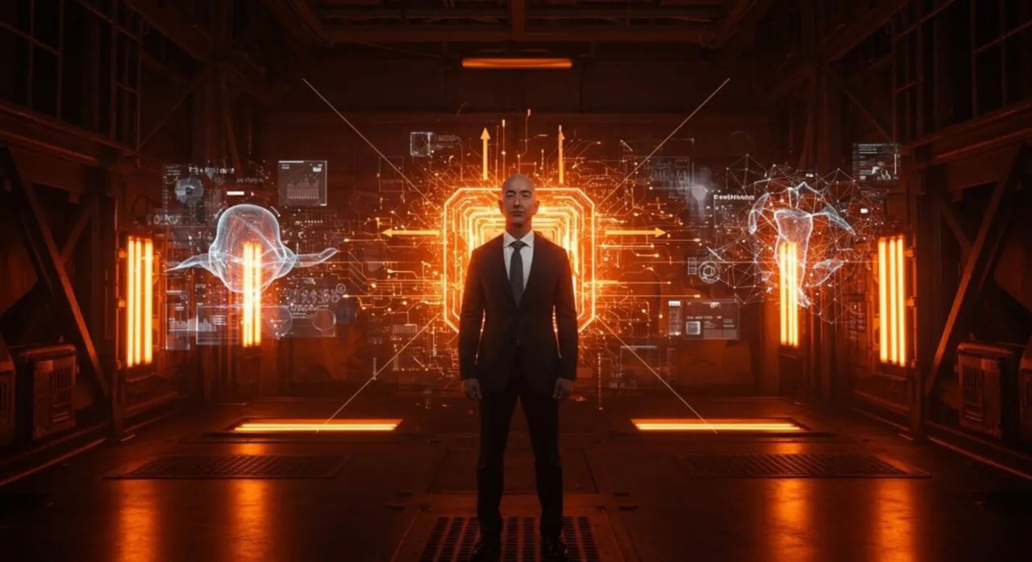 Jeff Bezos, importante miembro de la industria de la tecnología