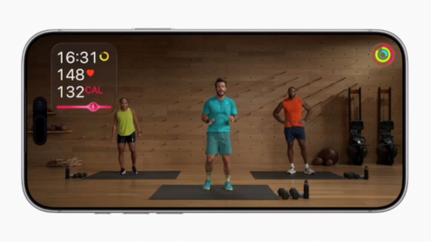 Apple Fitness+ en el iPhone
