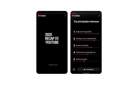 YouTube lanza Recap, un "Spotify Wrapped" de tus vídeos más vistos del año: descubre cómo verlo
