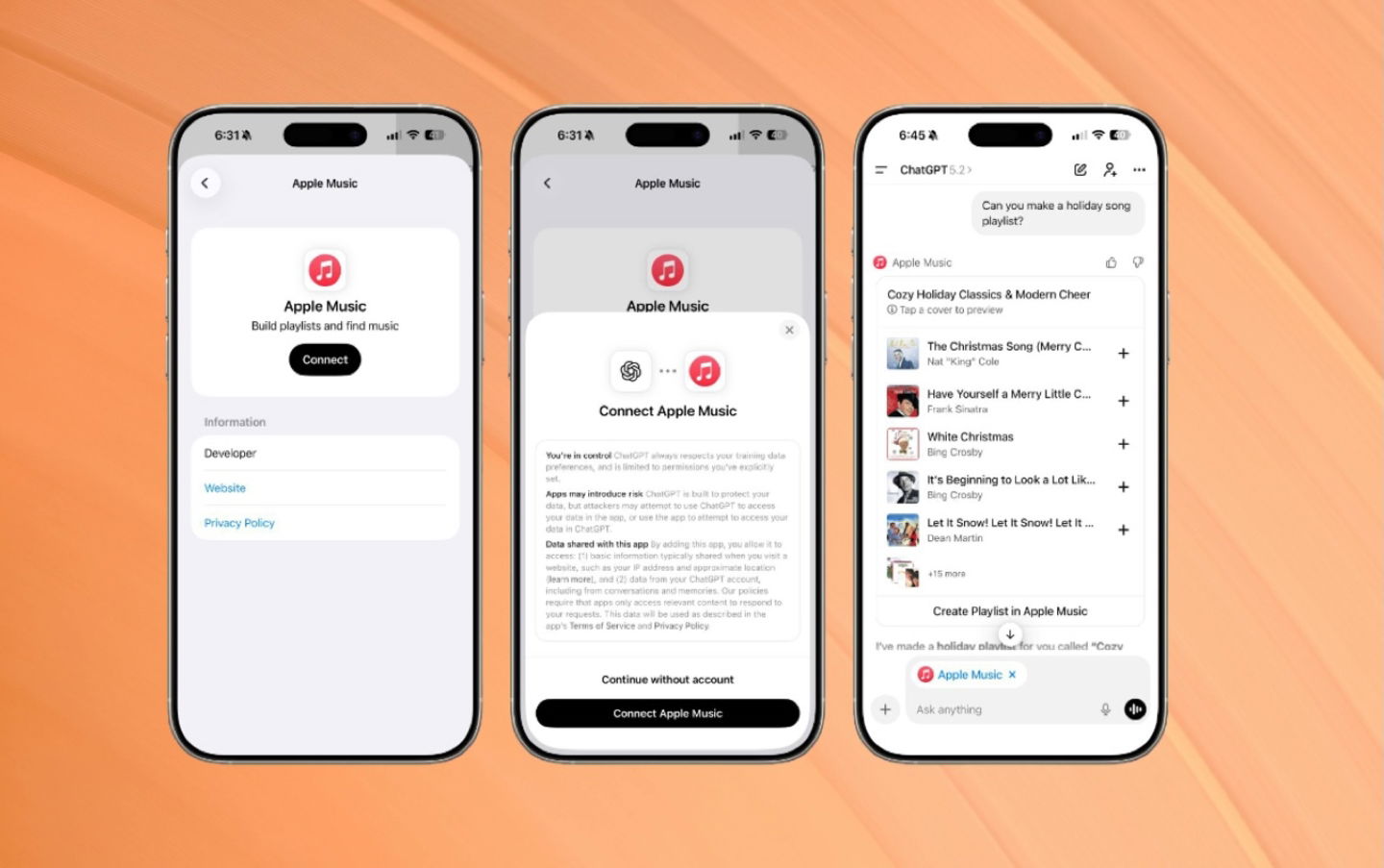 Apple Music y ChatGPT