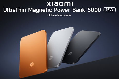 Xiaomi anuncia su batería magnética ultrafina en color naranja como el del iPhone 17 Pro