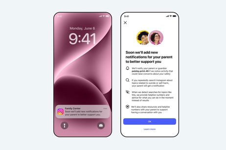 Instagram notificará a los padres si su hijo busca contenido relacionado con autolesiones