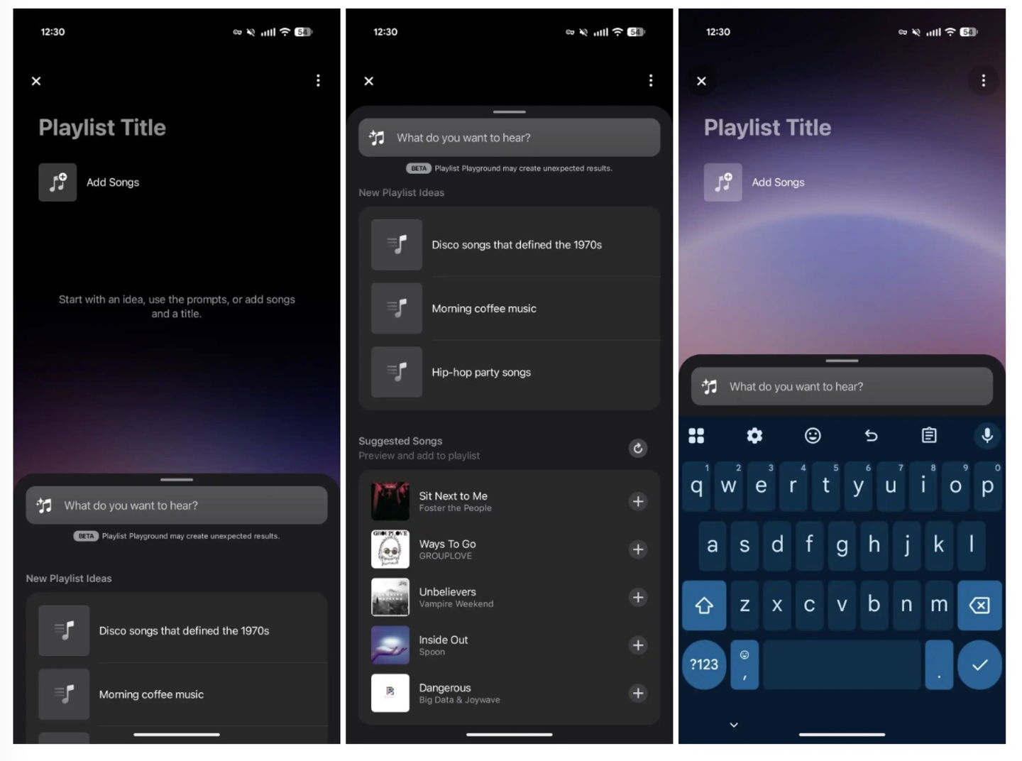 Crear lista de reproducción con IA en Apple Music