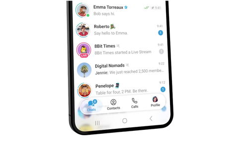 Telegram lleva Liquid Glass a Android con su última actualización