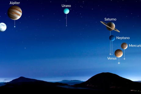 La mejor forma de seguir la alineación planetaria es con tu smartphone